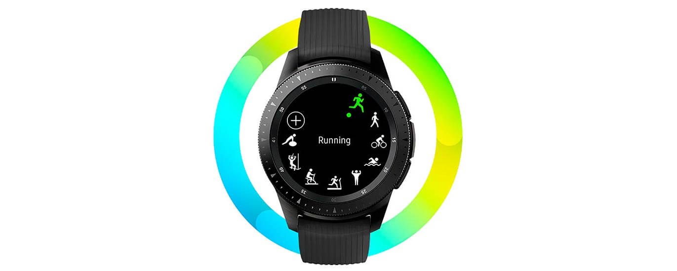 Realiza ejercicio con el reloj inteligente Galaxy Watch